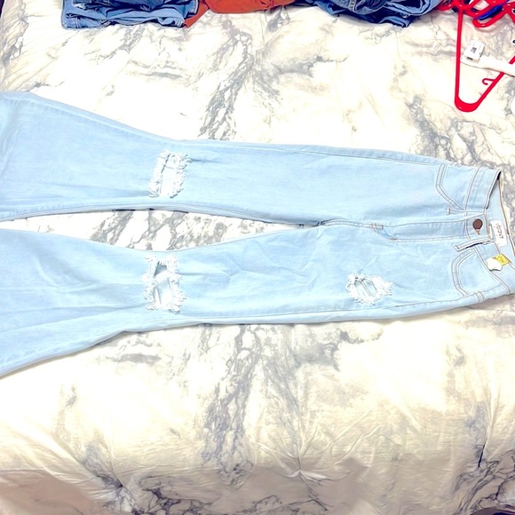 Vibrant Denim - Flare pants